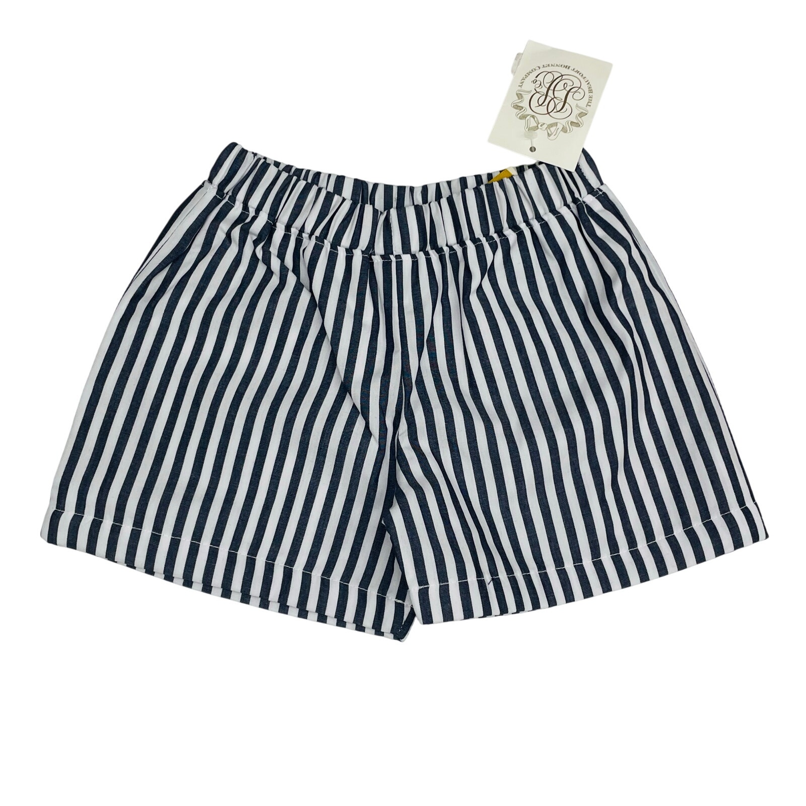 Nwt Tbbc Size 6-12m Shelton Shorts In Nantucket Navy Stripe